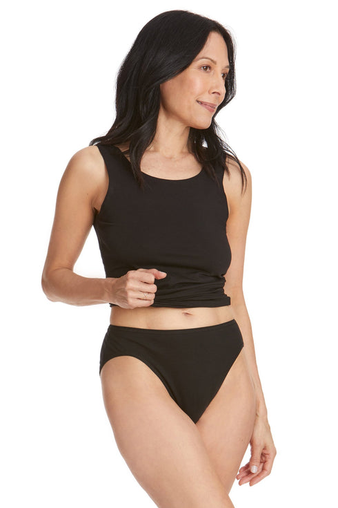 Hanky Panky Cotton High Cut Brief